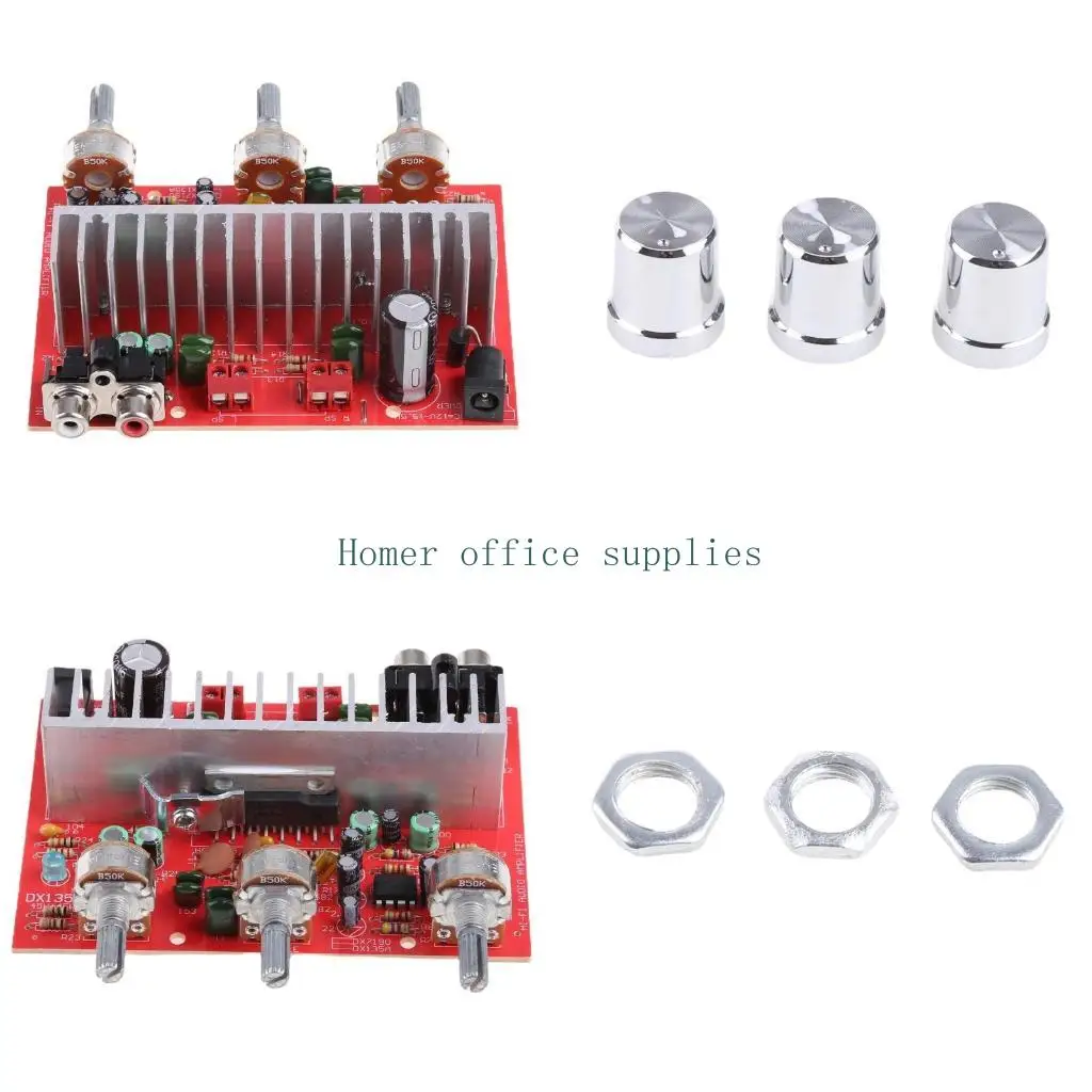 

K43B 40W TDA7377 Stereo Amplifier Power Board Dual Channel Treble Bass Adjustable Assembed