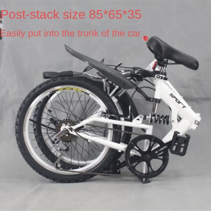 New Supply Of Variable Speed Folding Student Mobility Bicycle 20-inch Folding Bicycle For Boys And Girls With Customizable Logo