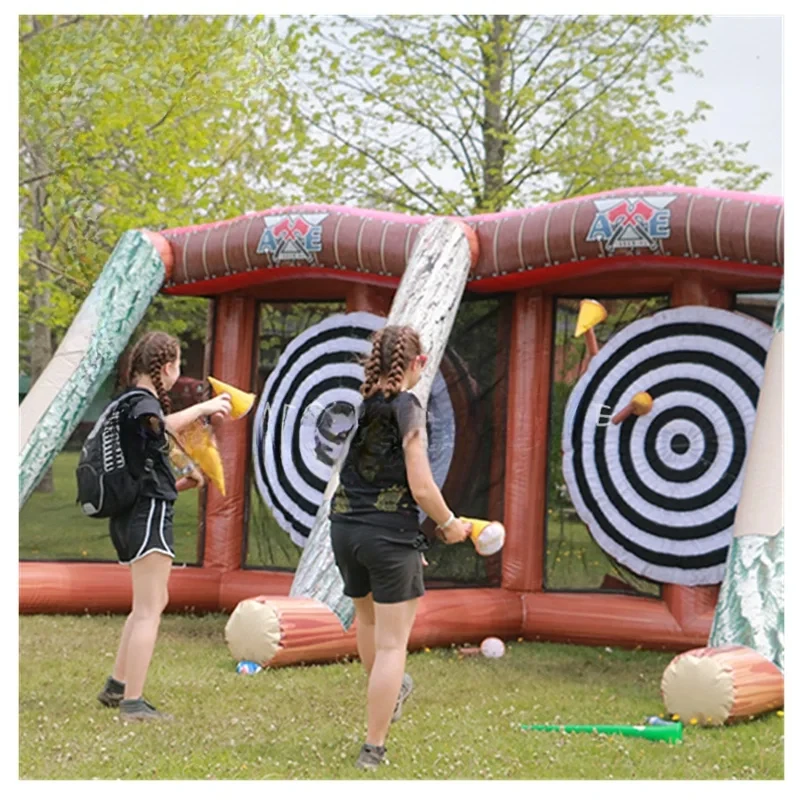 

FOR Outdoor fun sport game inflatable axe throwing game Dart Board for carnival