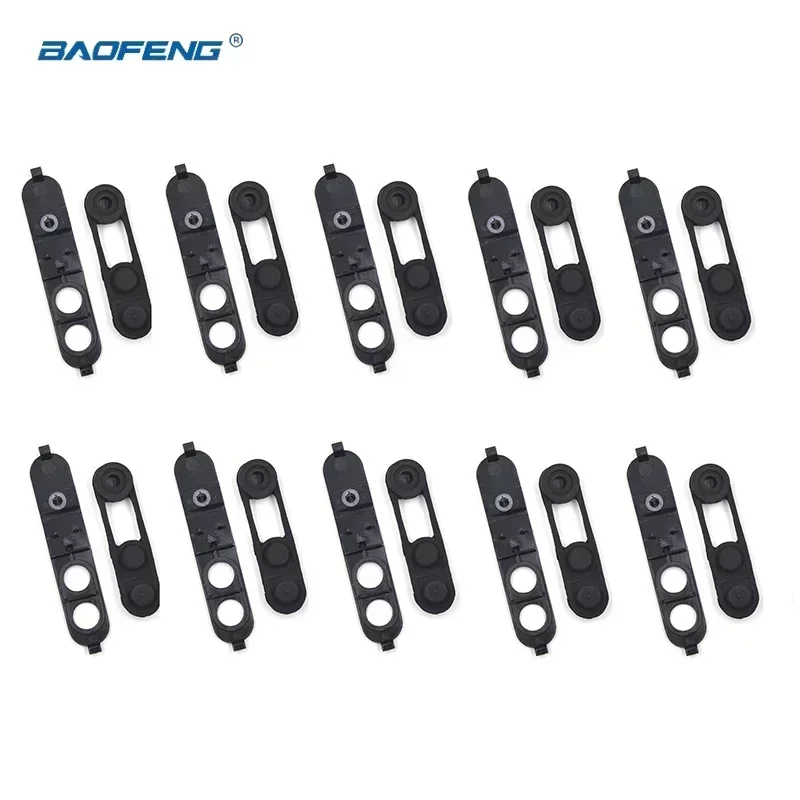 Baofeng 1/10 Sets PTT Button Lock PTT Rubber Key for Motorola XiR P3688 DEP450 DP1400 Portable Radio Walkie Talkie Repair Kits