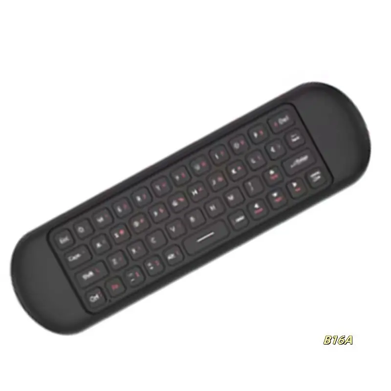 Air Mouse Remote Control Giroskop Nirkabel Backlit Mini Keyboard Mode Ganda BT5.2 7 Warna Lampu Latar