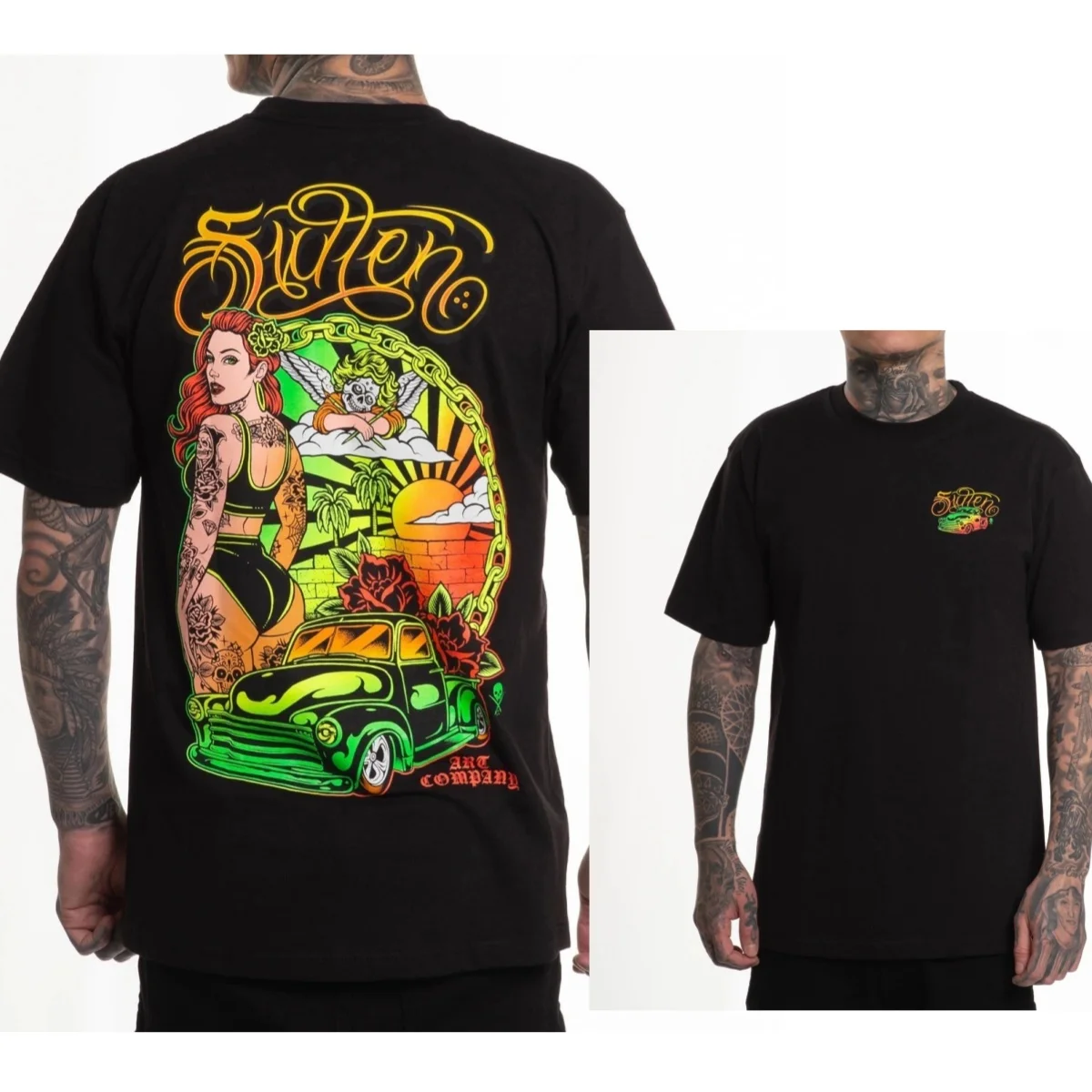 Camiseta estándar SULLEN CLOTHING DUMP TRUCK, estilo unisex de lujo de alta gama, tanto para hombres como para mujeres