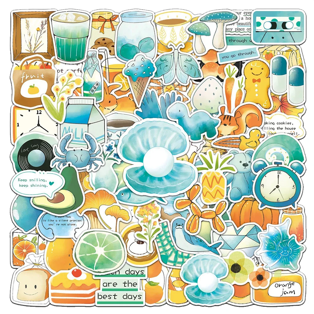 

10/30/50/100pcs Kawaii Cartoon Graffiti Stickers Aesthetic Decals Decoration DIY Skateboard Phone Laptop Cute Vinyl Sticker Pack