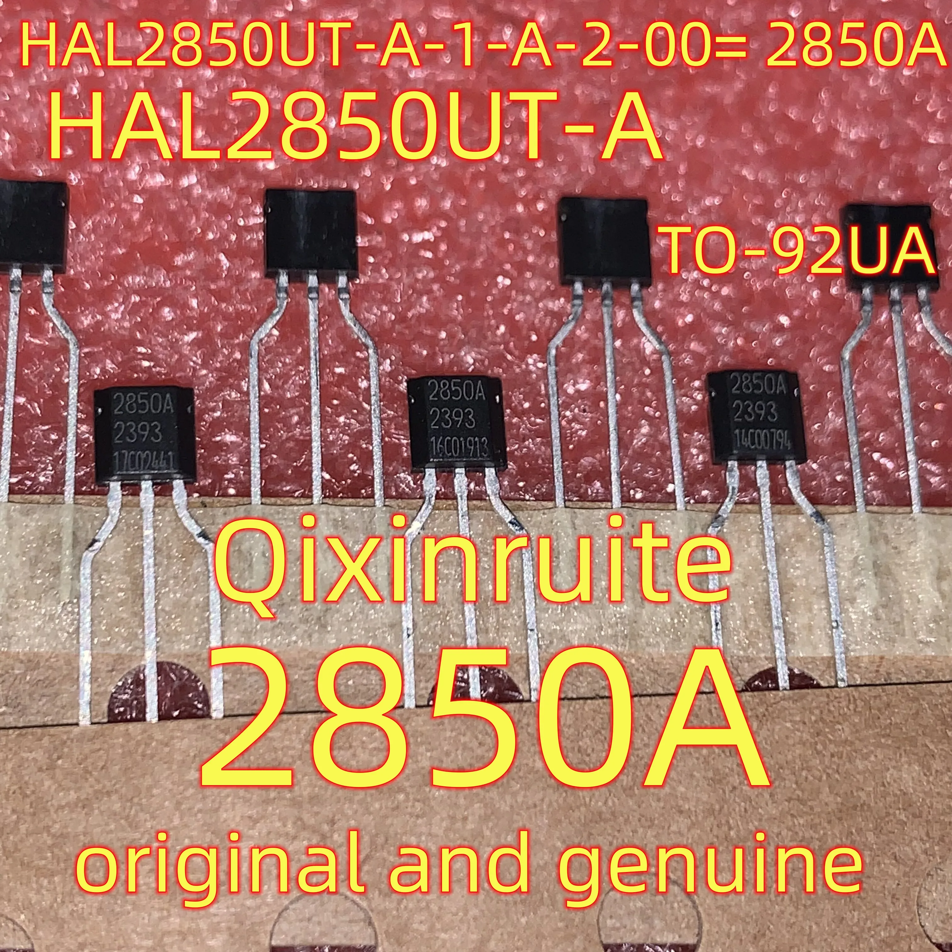 Qixinruite  HAL2850UT-A-1-A-2-00  HAL2850UT-A silkscreen 2850A programmable linear Hall sensor IC  original and genuine