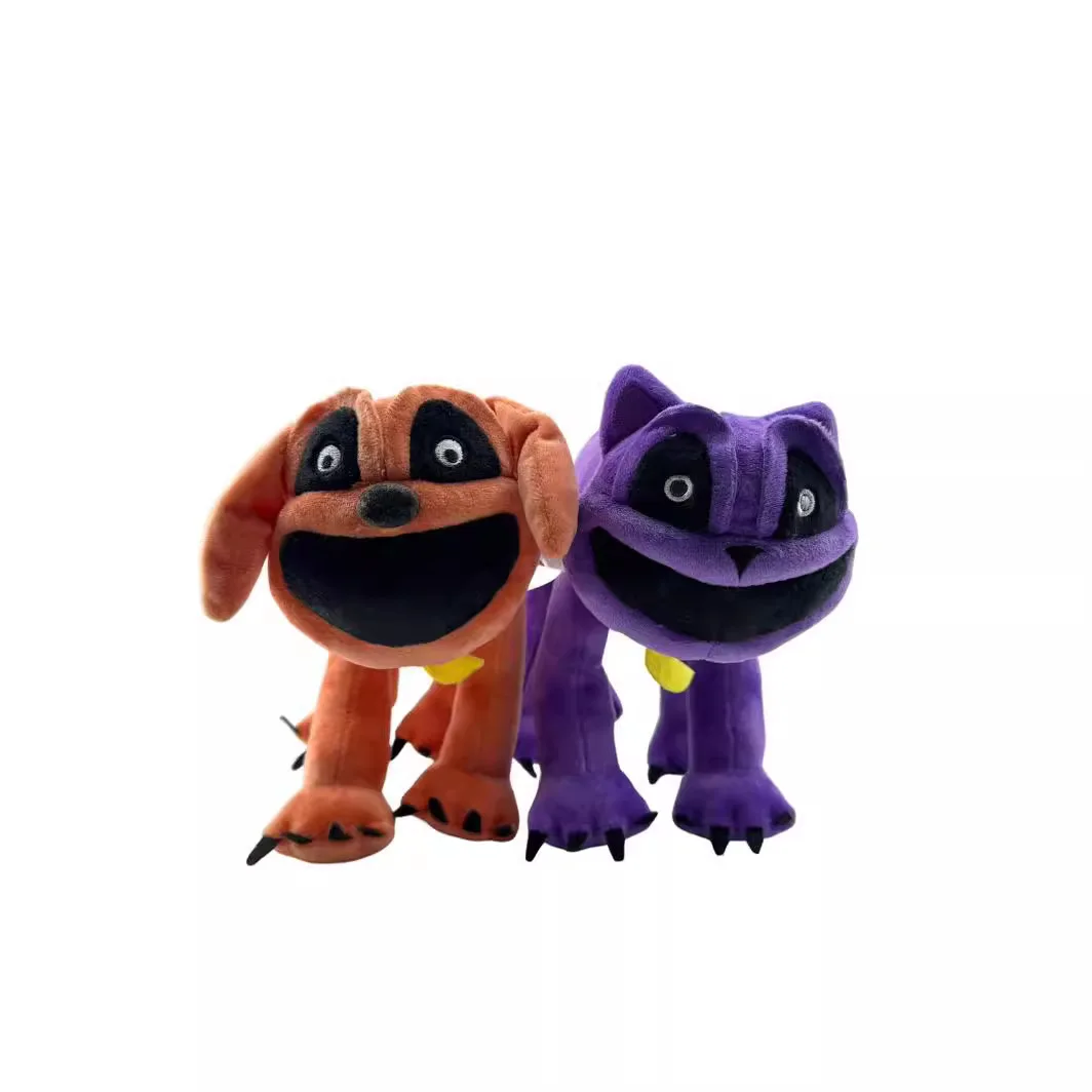 Lächelnde Häuser Plüsch tier für Kinder, schläfrige Katze, Mohn, beängstigend, neues Produkt, heißer Verkauf, Geburtstags geschenk