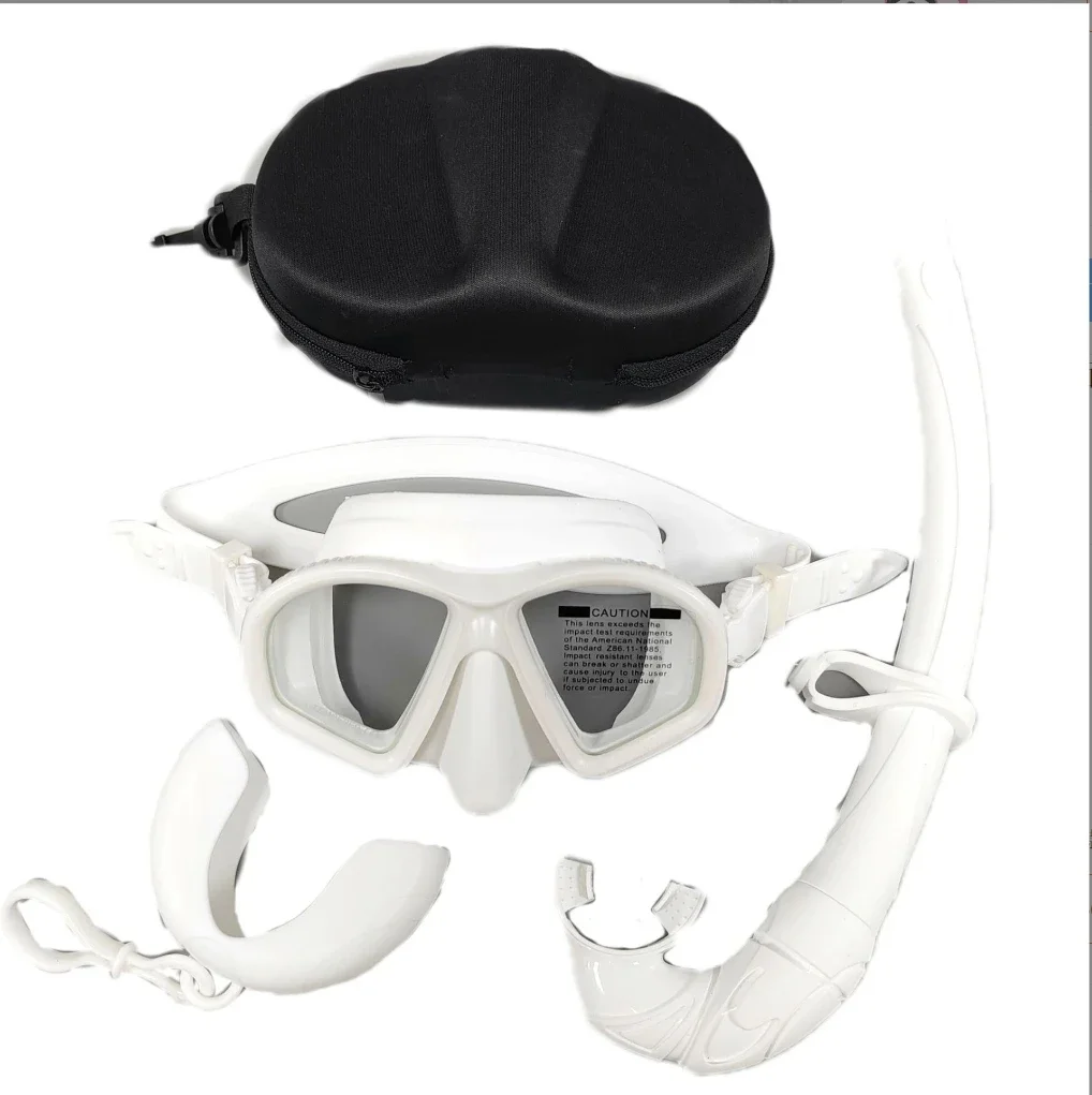 Adult liquid silicone professional snorkeling two-piece set