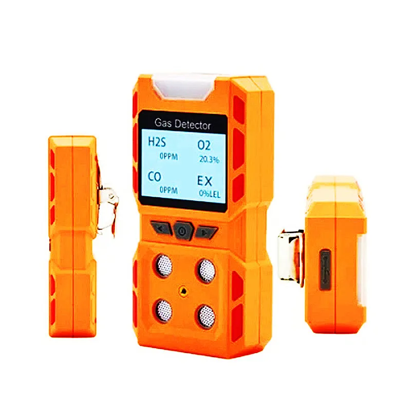 OEM ODM Handheld 4 en 1 Analizador de gas argón combustible venenoso Detector de óxido CO H2S CH4