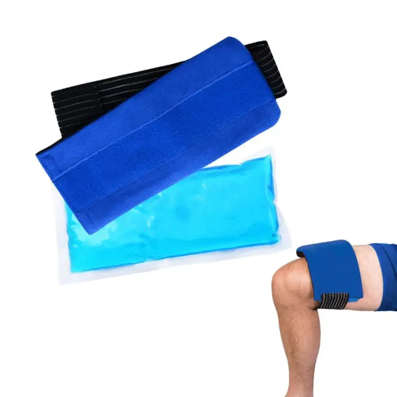 M6CC Herbruikbare Ice Pack Voor Verwondingen Gel Wrap Hot Koude Therapie Pijnbestrijding Met Bandjes Terug Schouders Taille Koelkast Koeler