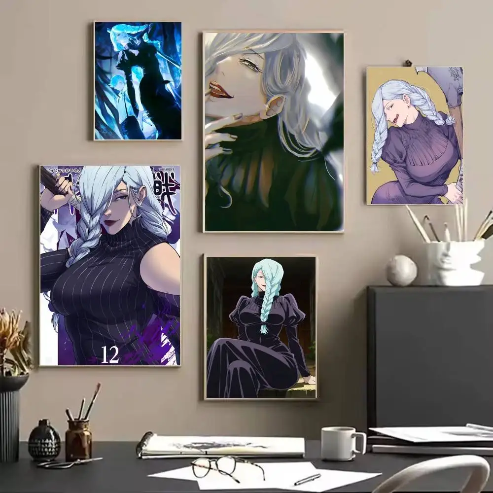 Anime Mei Mei Jujutsu Kaisen Poster And Prints Wall Art Pictures For Modern Bedroom Game Room Home Decor