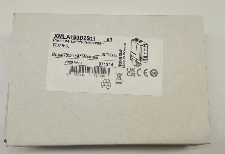 

Brand new 1pcs XMLA160D2S11 Pressure Module Switch Fast delivery