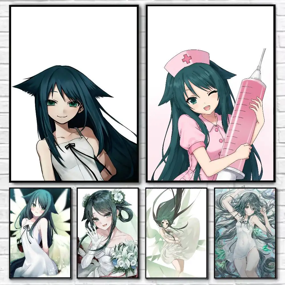 T-The Song of Saya Waterproof Self-Adhesive Wall Poster for Bedroom Living Room Home Decor