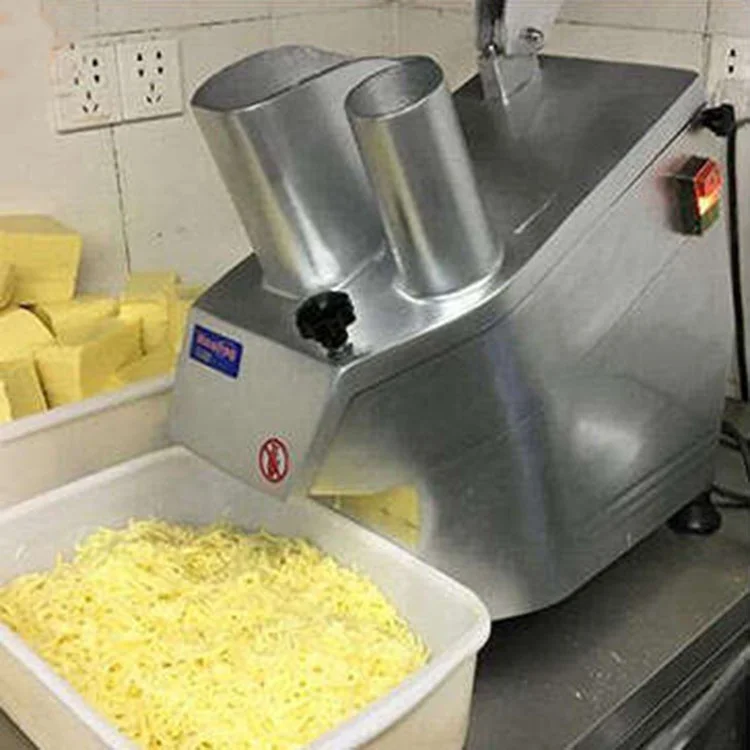 الفولاذ المقاوم للصدأ رائعة جولة الخضار الجبن القاطع موجة تقطيع شريط آلة تقطيع #4