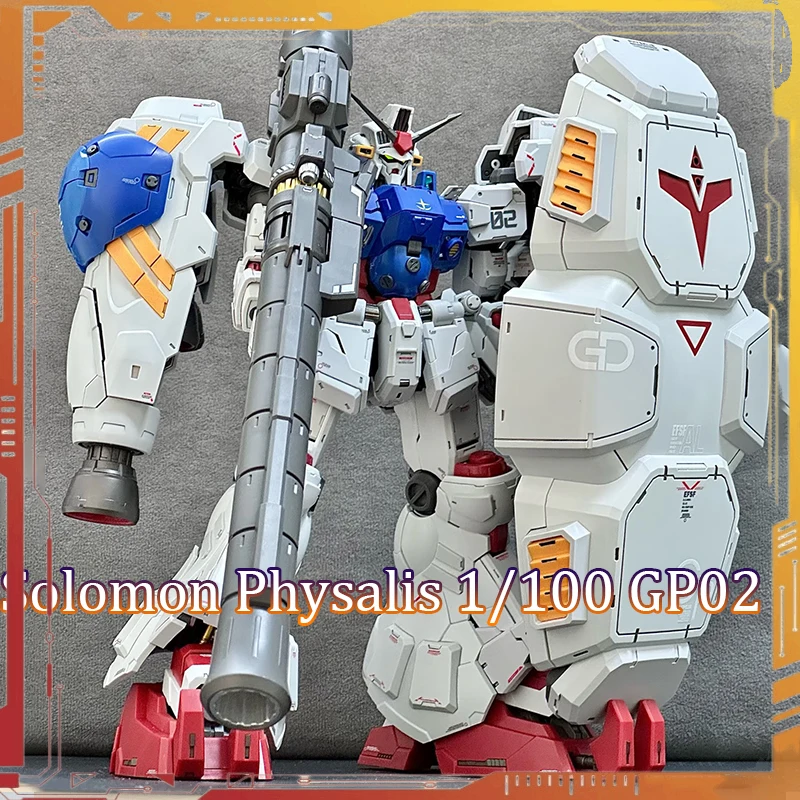 Solomon Physalis RX-78 GP02A Action Figures MLRS MG 1/100 Scale Assembly Model Kit Room Deco U.C.0083 Anime Figure Birthday Gift