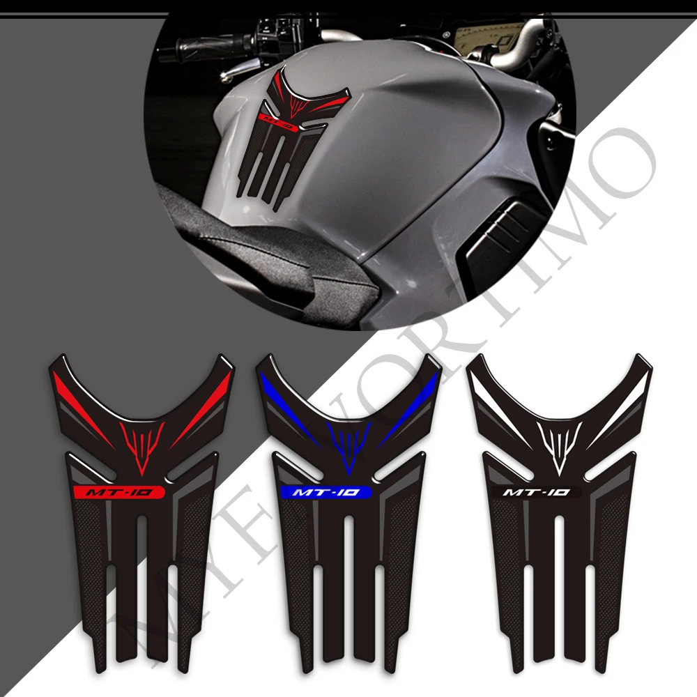 Motorcycle Gas Fuel Oil Kit Knee Protector Hyper Naked Stickers Decals Tank Pad Grips For Yamaha MT10 FZ10 FZ MT - 10 MT-10 SP