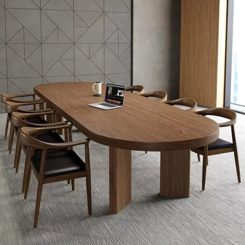 

Painted Conference Table Long Table Simple Modern Furniture White Medium And Large Negotiation Table Conference Room Office Desk