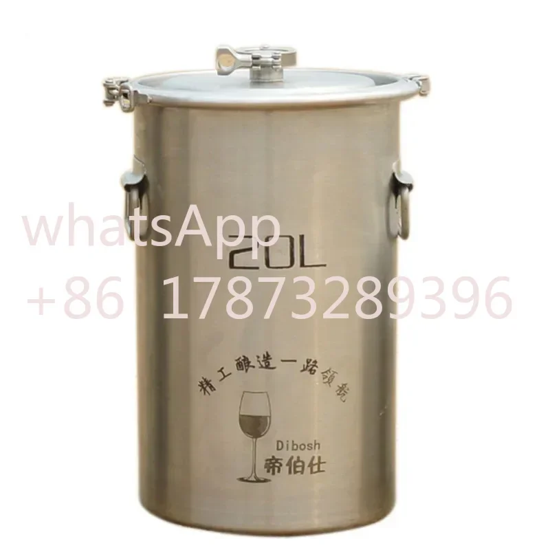 304 Stainless Steel Barrel Home Brewing Fermentation Barrel Wine & Beer Barrel Sealed Tank