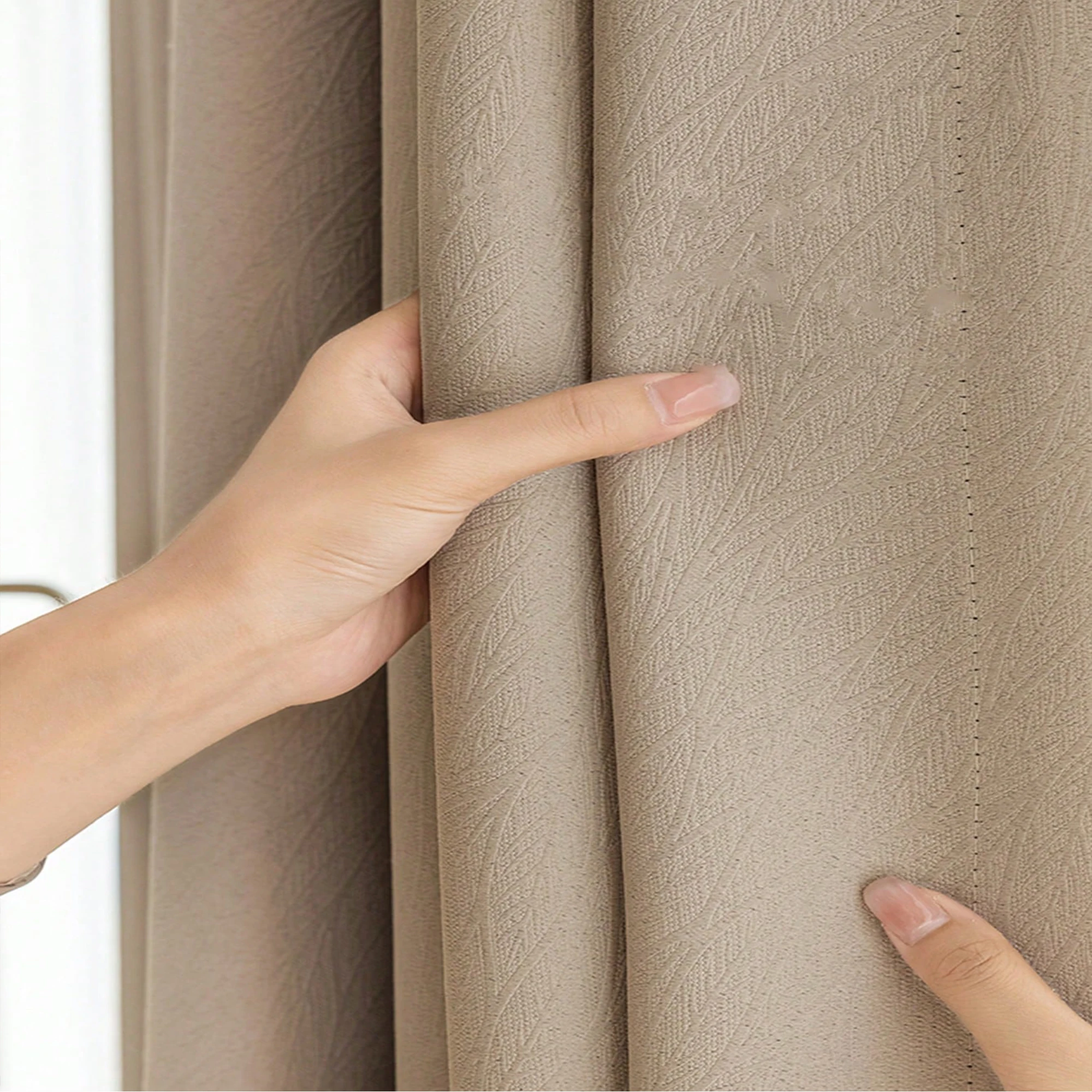 

1 шт. современная плотная занавеска, подходит для спальни, гостиной, блокировки света, защиты от солнца, прихожей