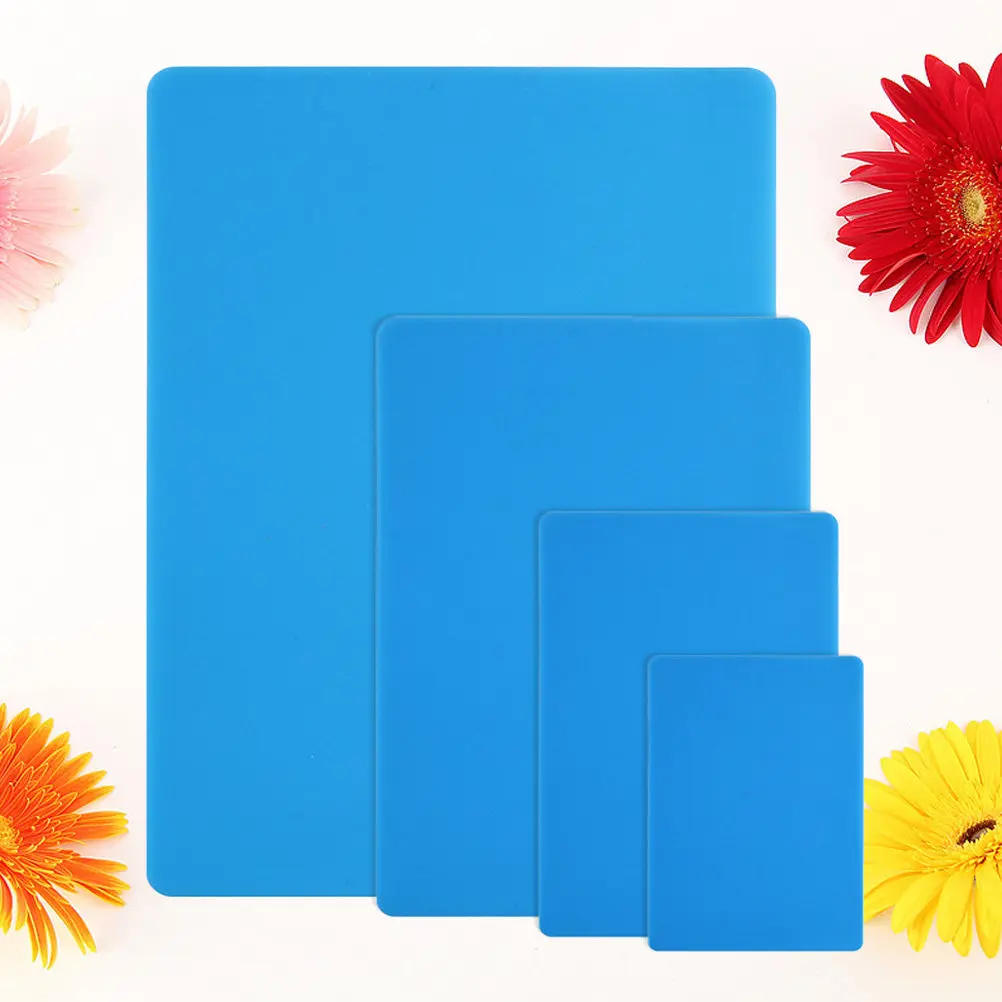 

Набор из 2 гибких силиконовых ковриков для творчества (розовый и синий), большие, для литья ювелирных изделий, подвесок, браслетов, форм и обработки поверхностей на столе