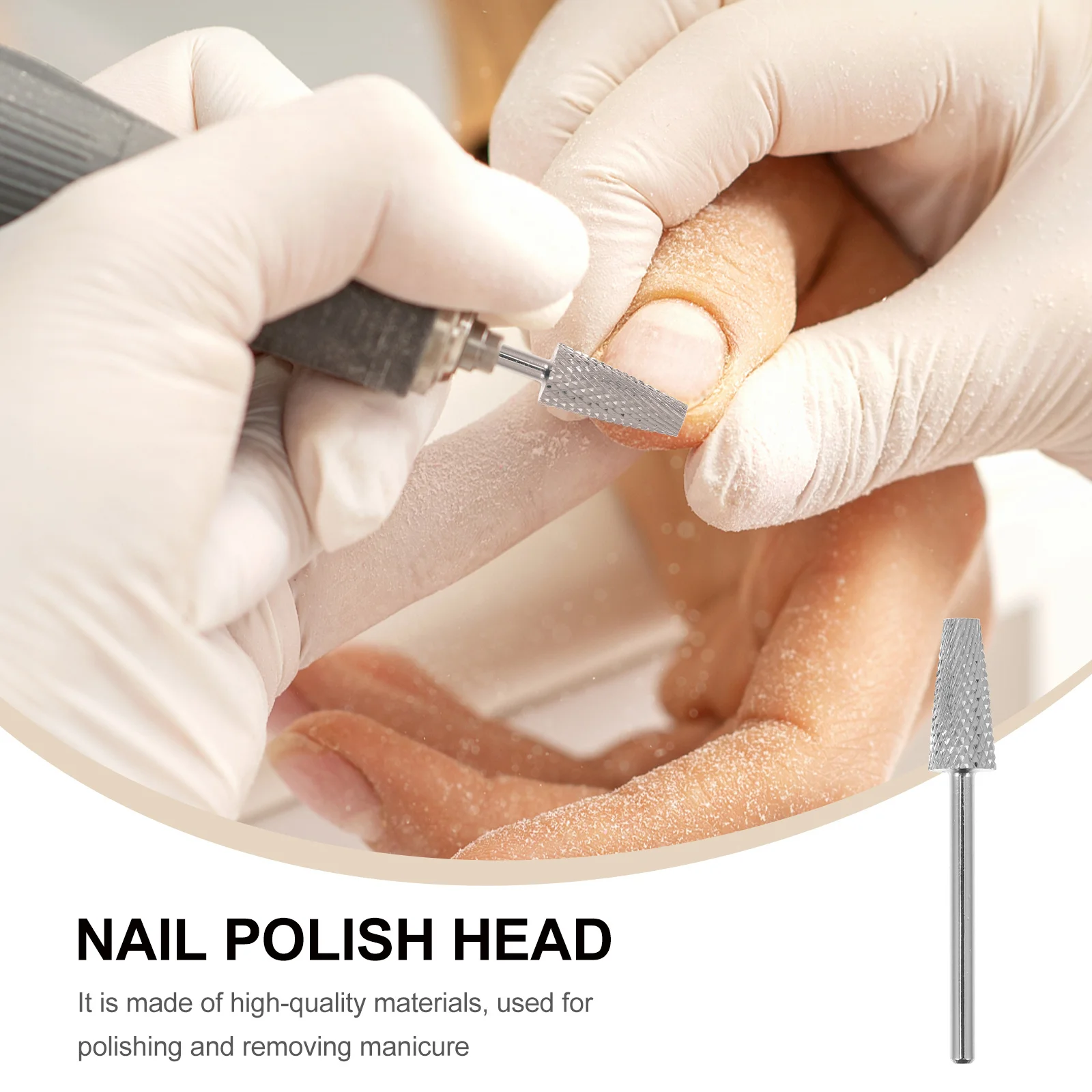 Nail Grinding Head Premium Durable Polishing Tool for Manicure Pedicure Nail Art Drill Bit Beauty Supplies Manicure Art