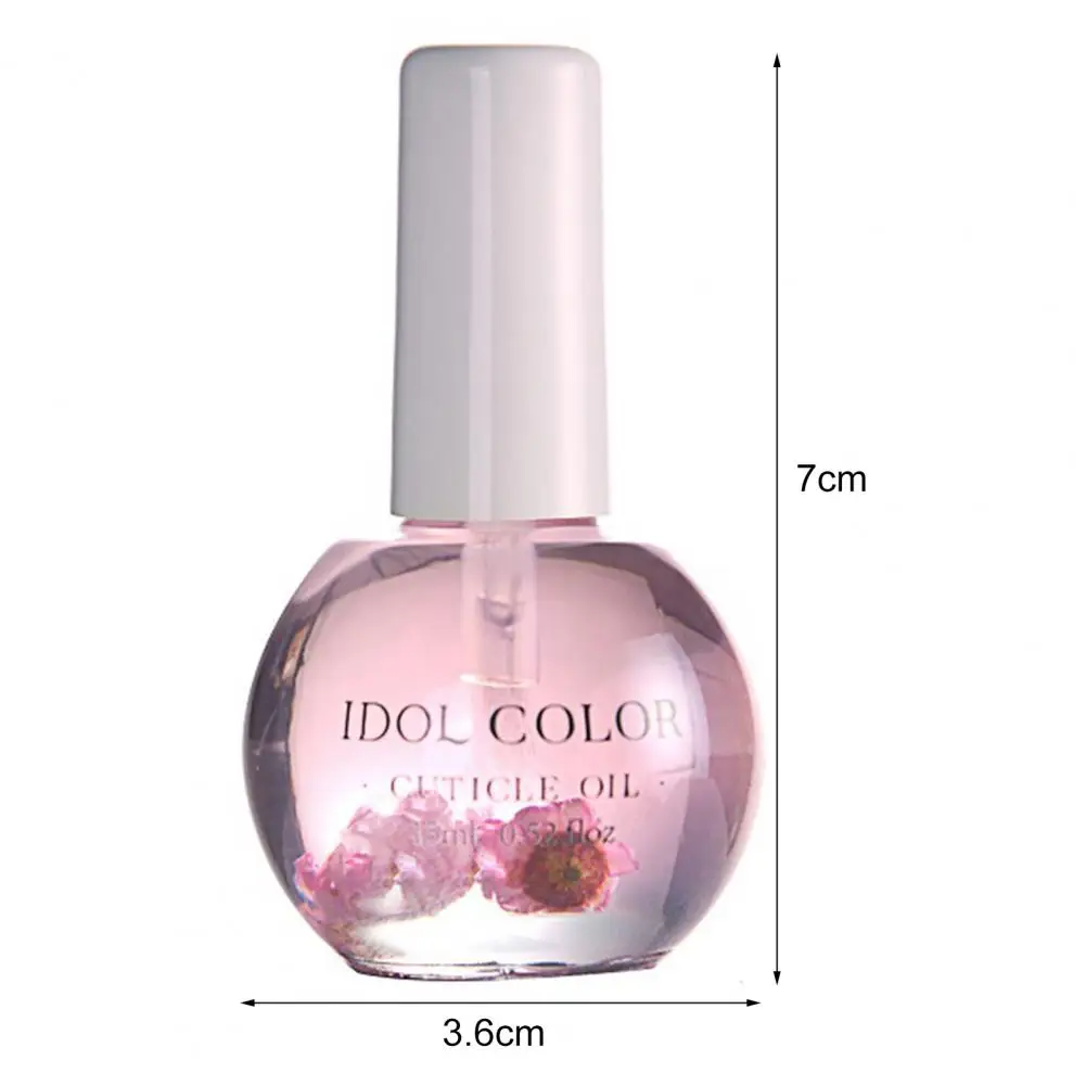 Nail Softener Oil Plant Extracts Nourishing Gentle Jasmine Rose Flavor Nail Cuticles Oil Nail Softener Non-Irritating