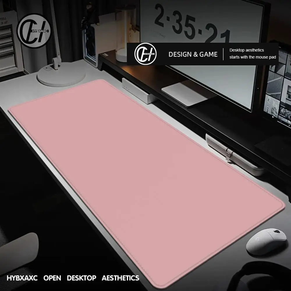 

Solid Color gaming mousepad large simple gaming keyboard mouse pad laptop carpet table pads extended gamer anti-slip desk mats