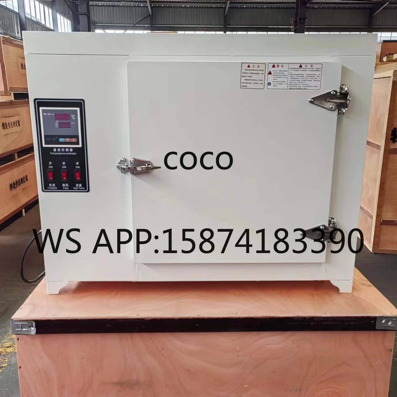 Constant Temperature Blast Hot Air Oven Electric Heating Lab Drying Equipment