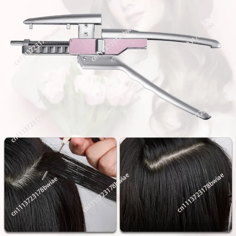 Portable 6D Hairs Extensions Machine Kit/6d Hair Just Need 20-30 Minutes To Complete Extension  6d Hair Extension Machine