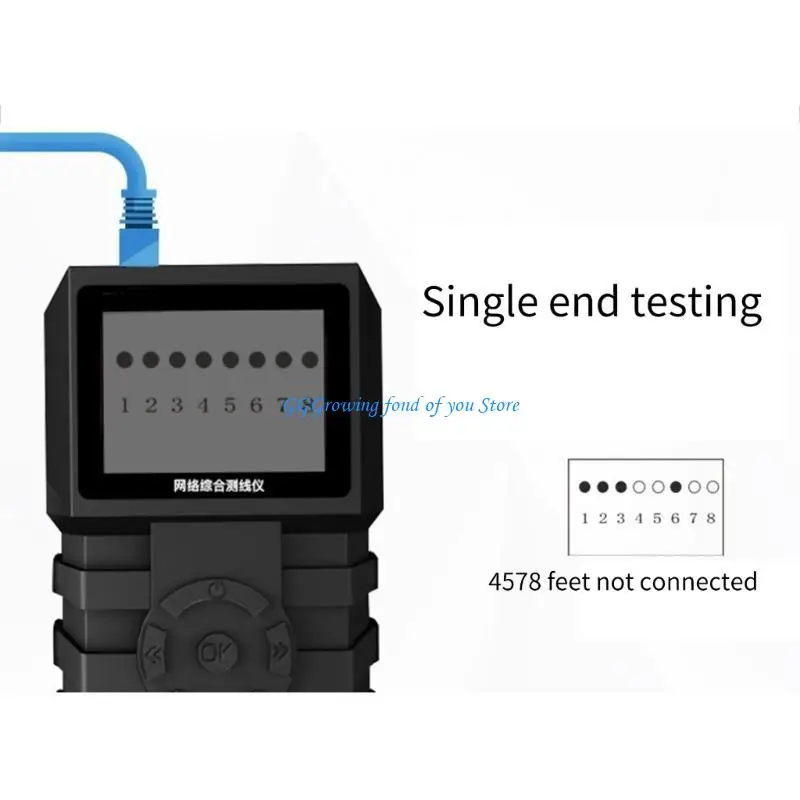 اختبار كابل H9EB اختبار كابل الشبكات RJ11 RJ45 اختبار شاشة LED اختبار POElan #2