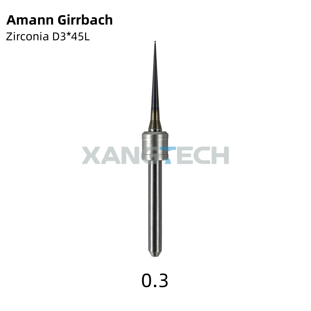 XANGTECH Amann Girrbach D3 Milling Burs for Zirconia/PMMA Dental Lab Grinding Drill Dental Material CAD CAM Dental Drilling Tool