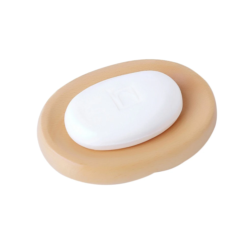 

Soap Dish Friendly PP Round Soap Dish Plastic Small Size Bathroom Travel Gym Accessories Round Oval Drainer Holder