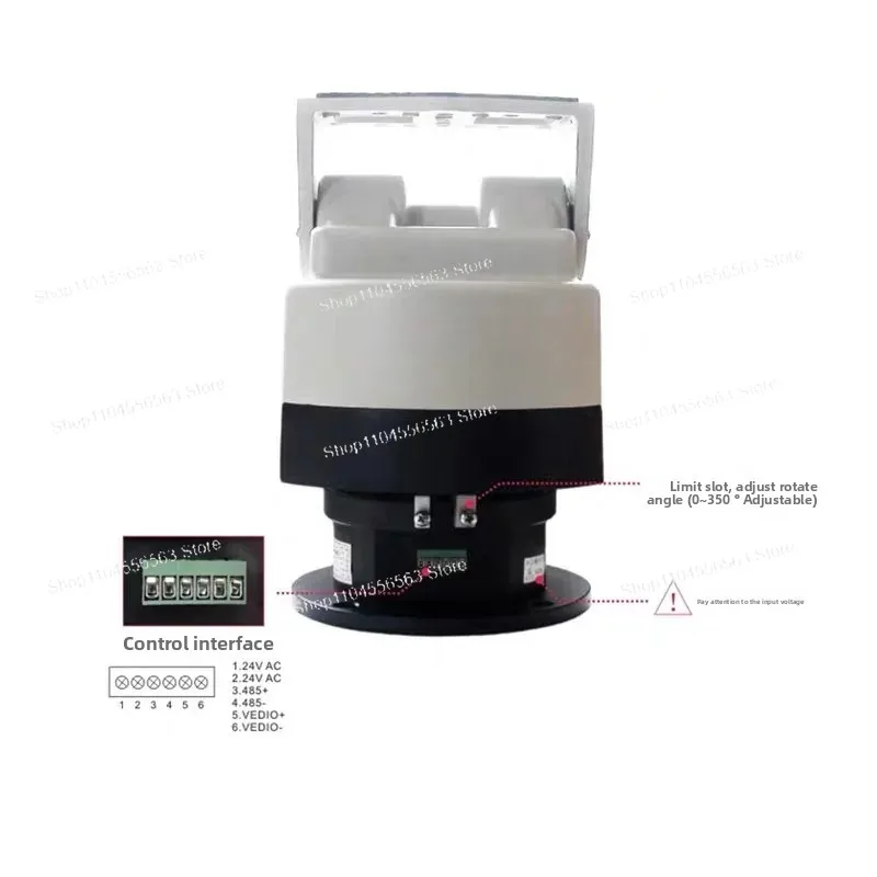 Heavy Metal RS485 PTZ Camera Decoder - 360 ° Rotation for Outdoor CCTV Surveillance (DC12V/AC24V)