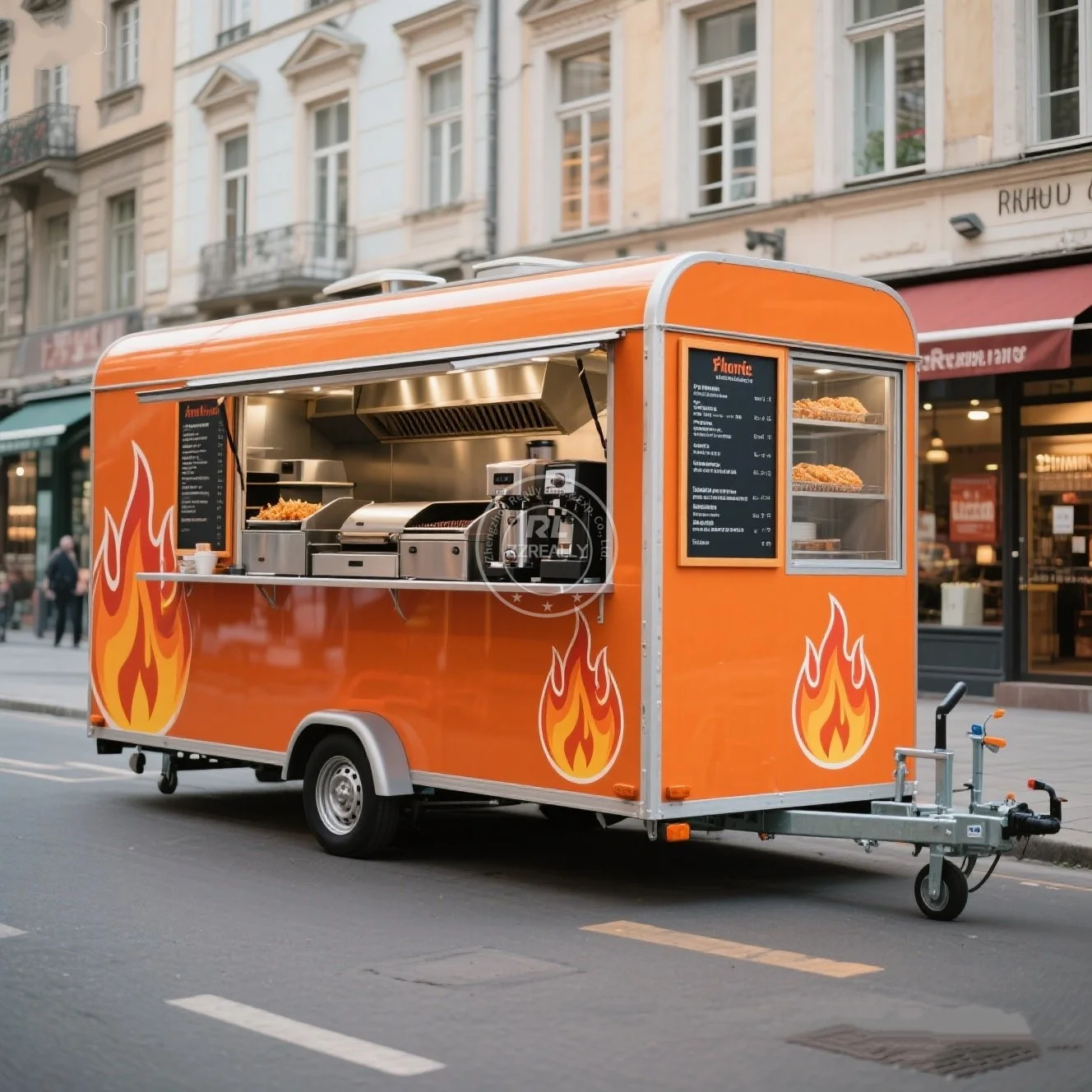 

Multi-purpose Mobile Kitchen Barbecue Food Truck Trailer with Full Kitchen Equipments 20 Ft Mobile Restaurant Car Restaurant