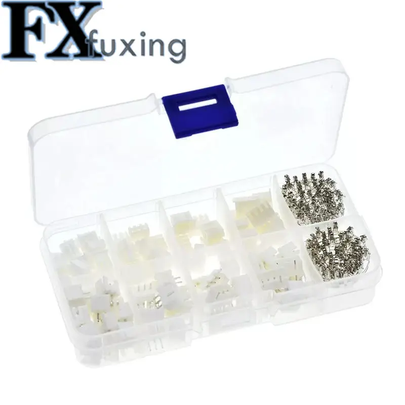120Pcs/Box JST VH3.96 Pin Header Connector 2/3/4 Pin JST VH 3.96mm Male Plug Female Socket Plastic Housing Terminals Connector