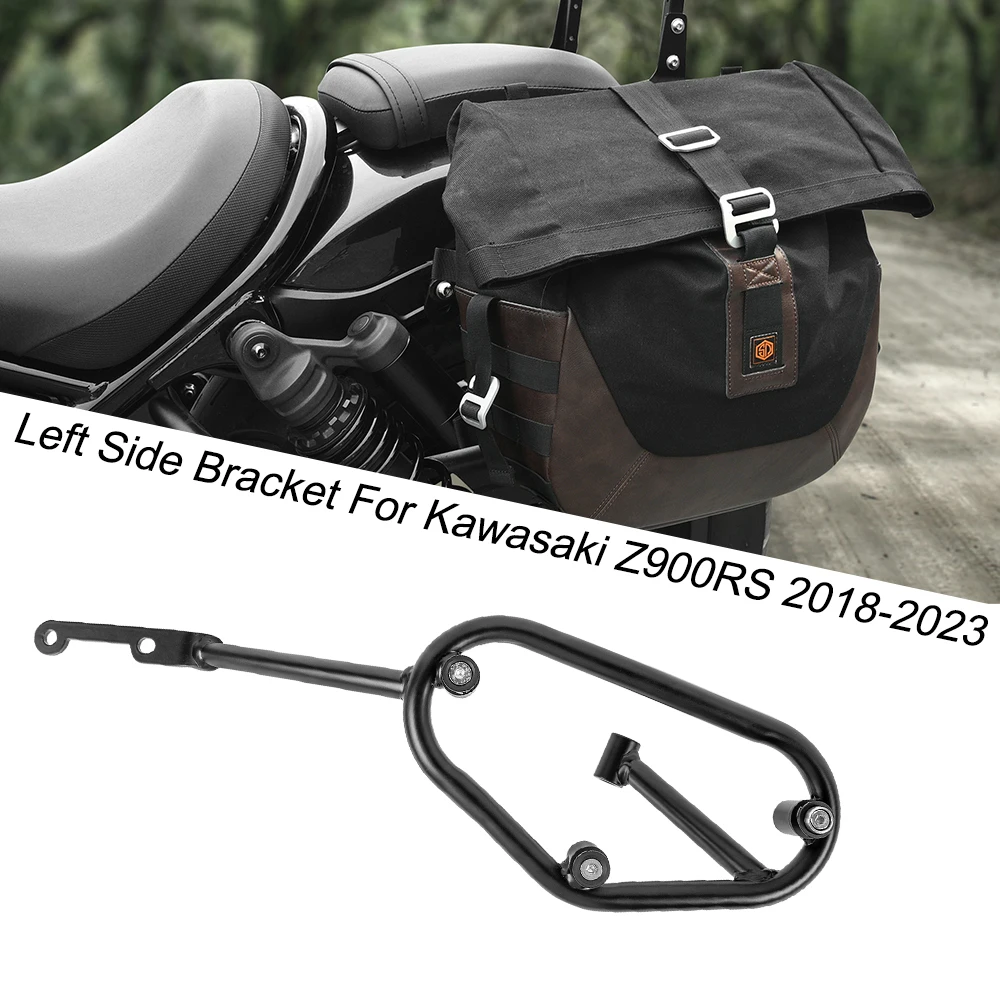 

Z900RS Motorcycle Saddlebag Left Side Mounting Bracket Holder For Kawasaki Z900 RS Z 900 RS 2018-2023 2019 2021 2022 Accessories