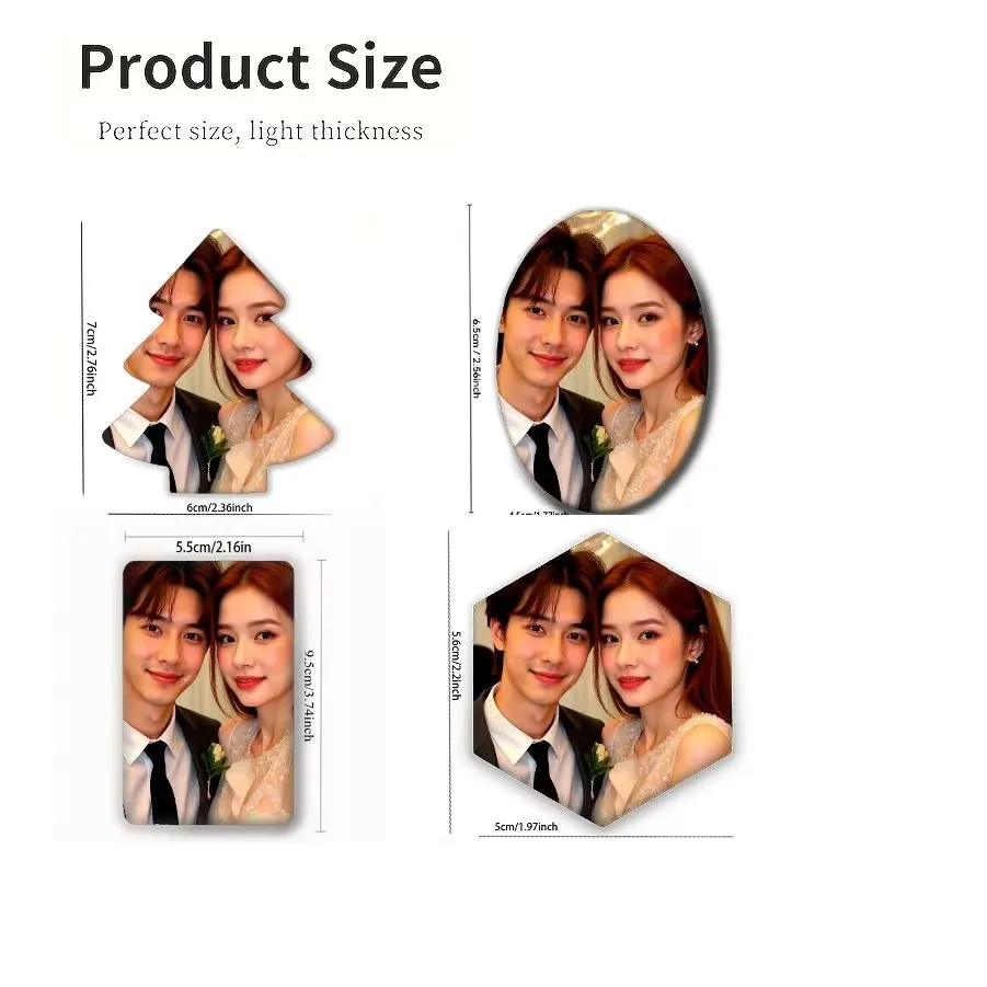 Custom Photo Fridge Magnets, Square, Round, Or Christmas Tree Shape And Other Soft Magnets, Suitable for Refrigerators, Offices