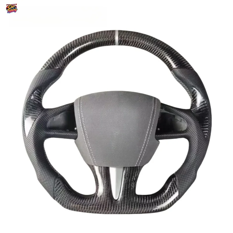 For Infiniti Q50 Q60 Q70 Qx50 Flat Bottomed Sport Carbon Fiber Steering Wheel Modification and Upgrade