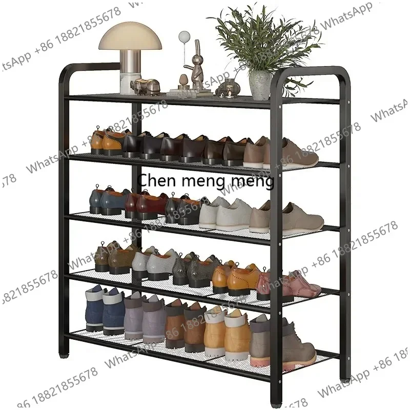 01A Simple Multilayer Shoe Rack Shoe Cabinets Assembly Reinforced Steel Tube Frame Shoe Shelves Space-saving Zapatero Barato Cab