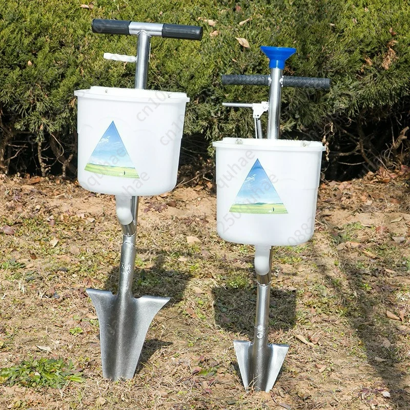 Backpack Multifunctional Agricultural Fertilizer Applicator Hard Ground Automatic Feed Fruit Tree Fertilizing Tool