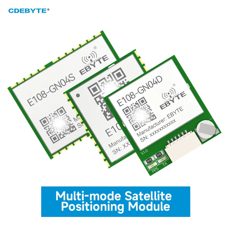 

GNSS многорежимный модуль спутникового позиционирования GPS модуль BDS/GPS/GLONASS/GALILEO CDEBYTE E108-GN04 небольшие отверстия для штампов UART