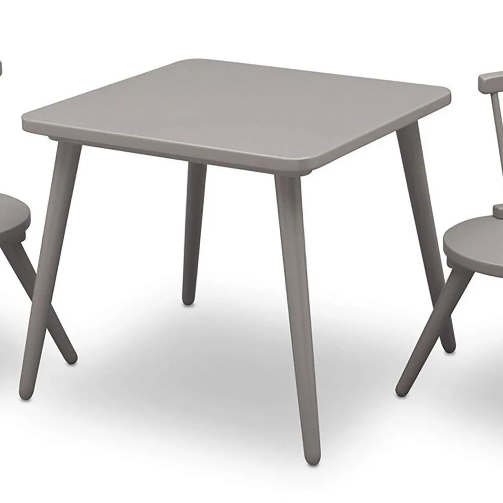 Windsor 2 Chair, 3 Piece Set, Grey