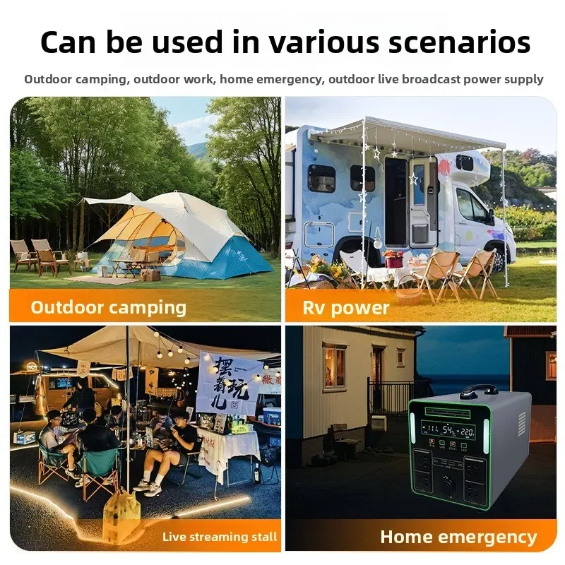 220V Outdoor Mobile Power Supply 10 KWh Large Capacity Family Emergency Portable Energy Storage Stall Outdoor Special