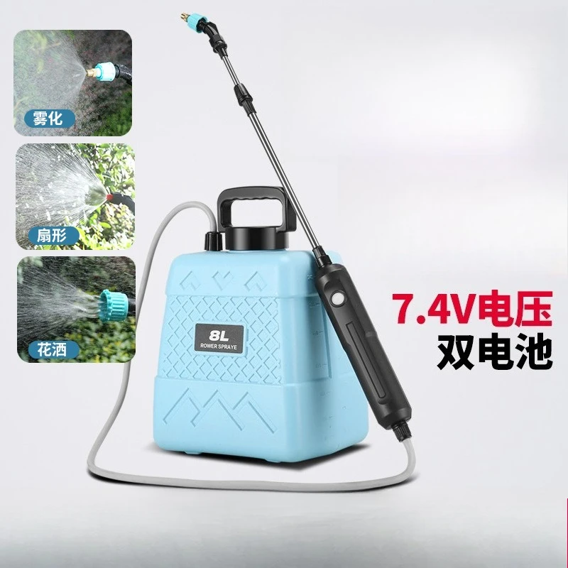 

Electric spray 5L/8L household small lithium battery watering can gardening kettle garden medicine watering atomization