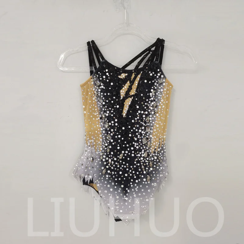 LIUHUO Rhythmic Gymnastics Leotard Competitive Cheerleading Performance For Children