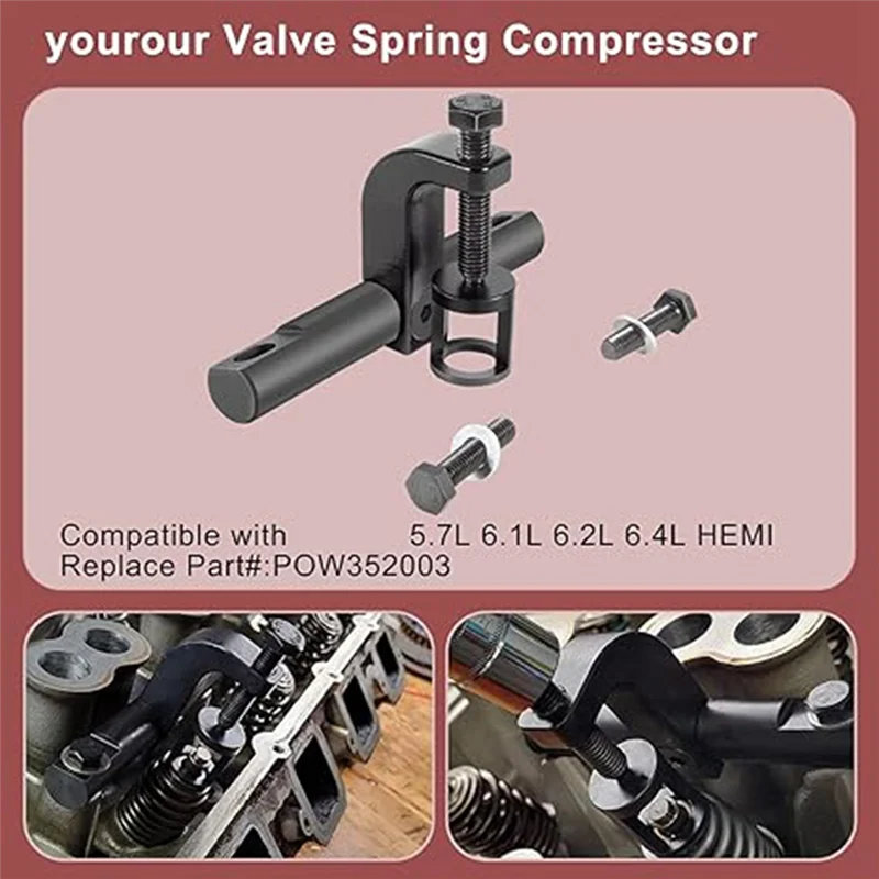 

New Arrival POW352003 Car Valve Spring Compressor Tool For Dodge Ram 2500 3500 5.7L 6.1L 6.2L 6.4L HEMI