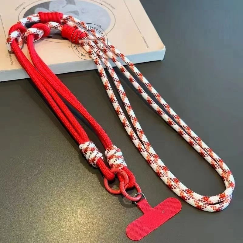 Colorful Knitted Phone Crossbody Strap
