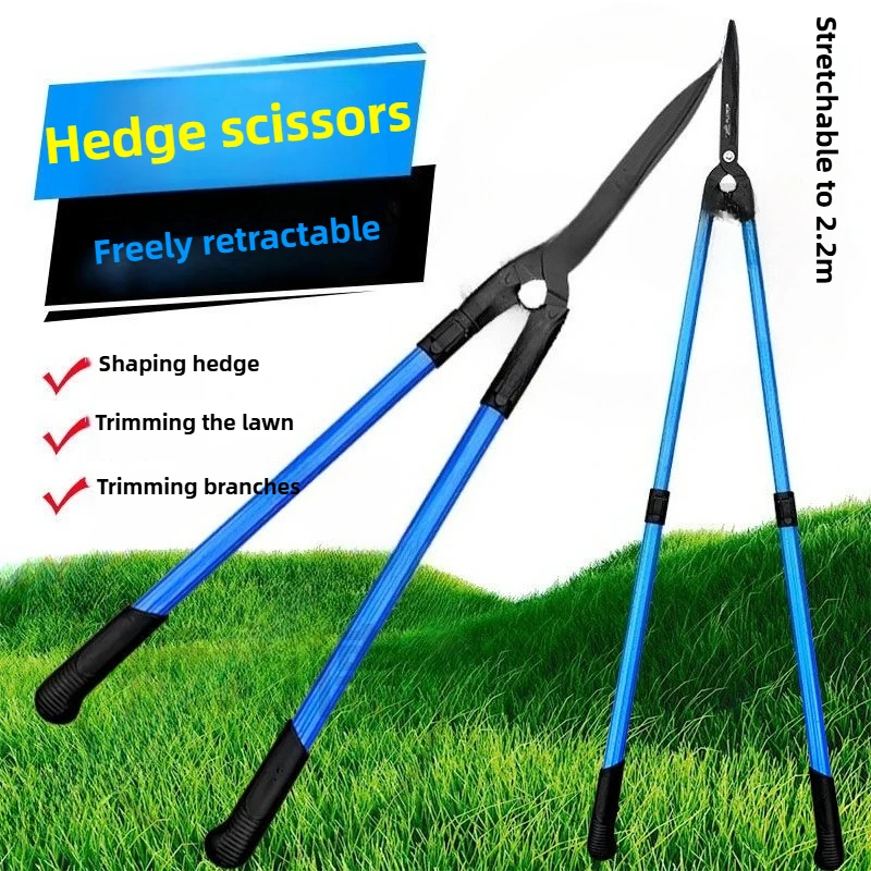 

Retractable Pruning Shears Professional Extended Hedge Shears Garden Fence Shrub Branch Scissors Pruner Secateurs Hand Tools