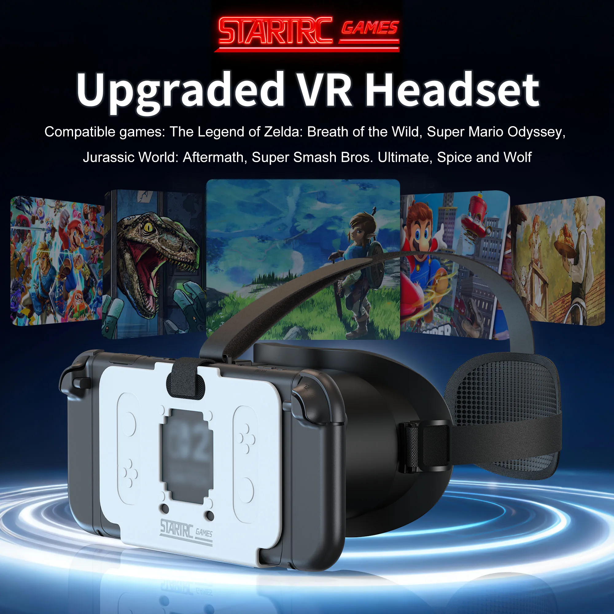 Suitable for the 2025 New Switch 2 Game Console Eye Mask 3D High-Definition VR Glasses Accessories
