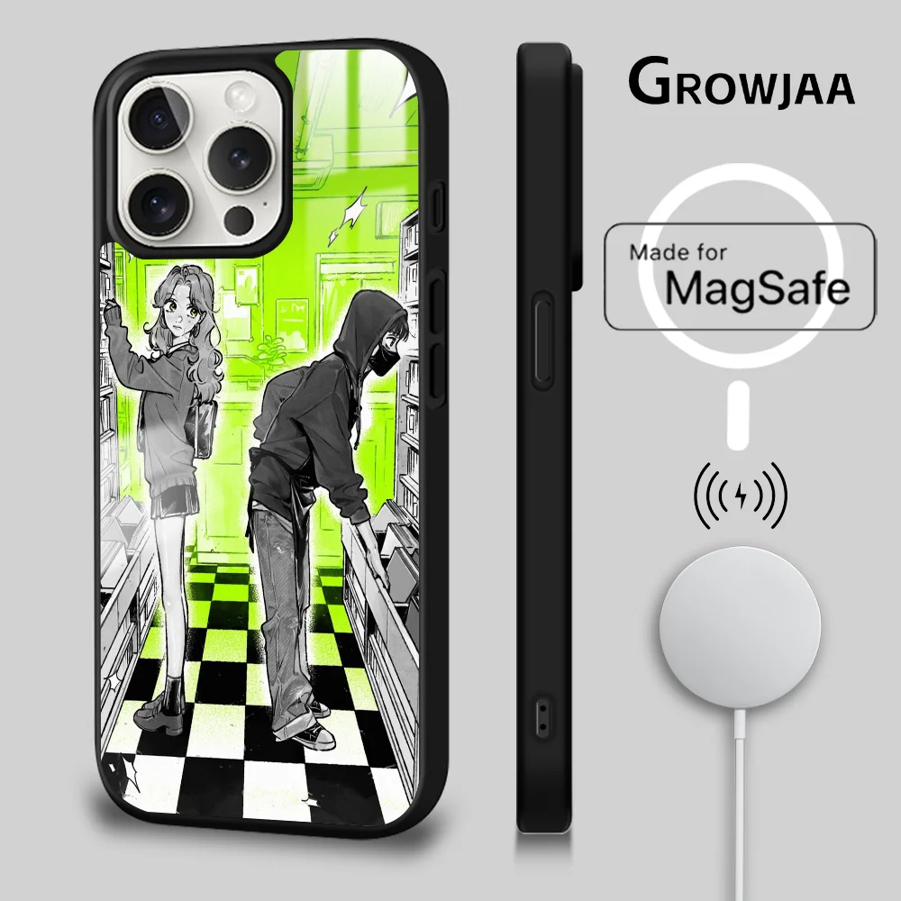 

Aya Oosawa and K-Koga Mitsuki Phone Case For iPhone 16 15 14 13 12 11 Pro Max Plus Mini Magsafe Mirror Wireless Magnetic Cover