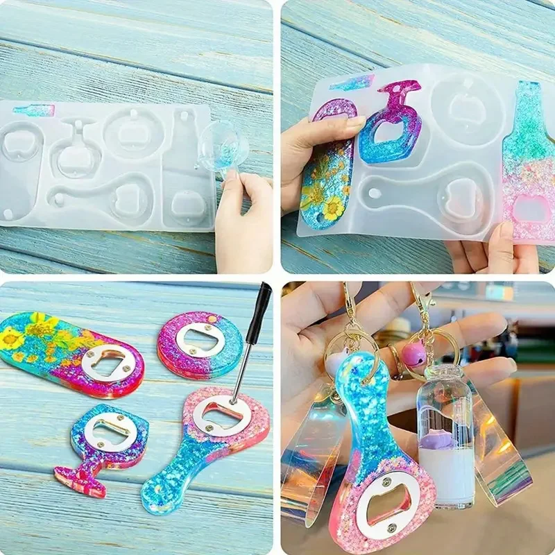DIY Beer Bottle Opener Resin Liquid Mold Set