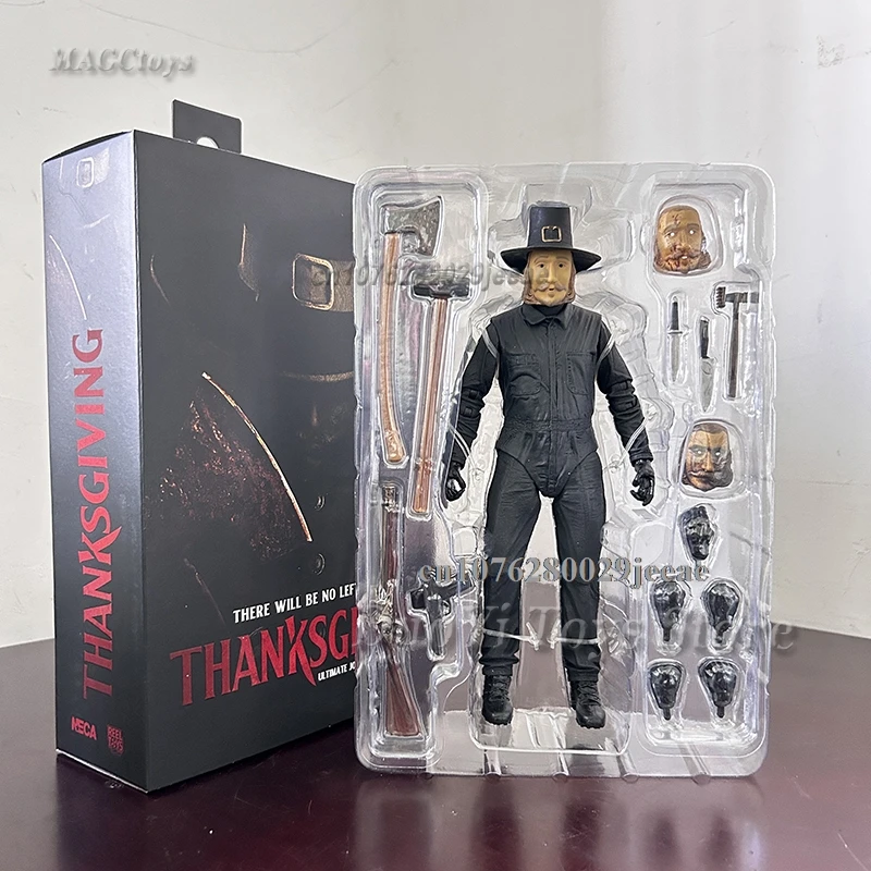 

New NECA Thanksgiving There Will Be No Leftovers Ultimate John Carver Action Figure PVC Model Toys Decoration Children's Gifts